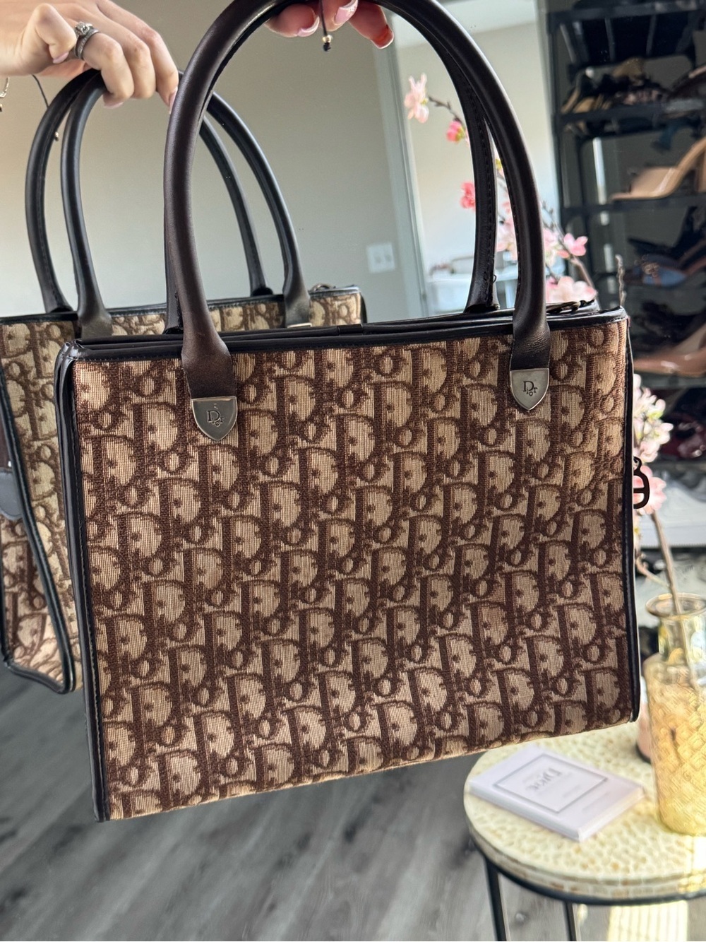 Authentic Dior Trotter Tote Bag
